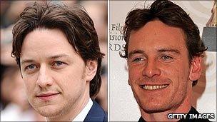 James McAvoy and Michael Fassbender