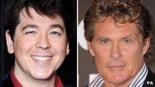 Michael McIntyre and David Hasselhoff