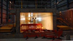 Intermediate nuclear waste store at Berkeley power station