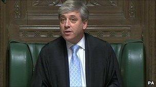 Commons Speaker John Bercow