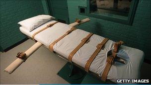 A table used for lethal injections