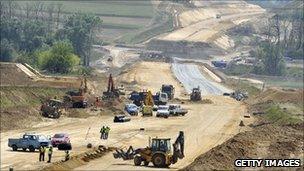 Construction of the Budapest orbital motorway