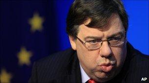 Irish Prime Minister Brian Cowen