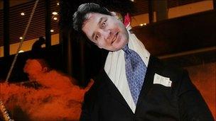 Nick Clegg effigy