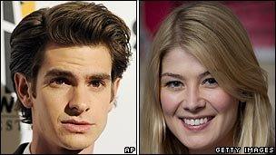 Andrew Garfield and Rosamund Puke