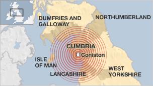 Earthquake map