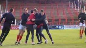 Crusaders training at the Racecourse