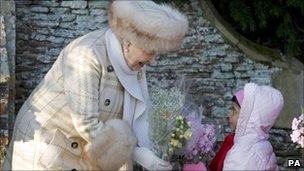 The Queen at Sandringham