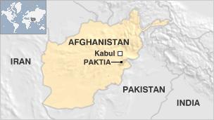 Paktia map