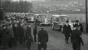 Funeral for the Markinch victims of the disaster