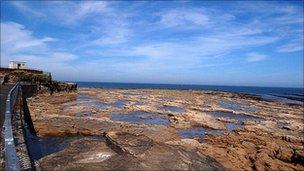 Coastline at Amble, Northumberland