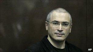 Mikhail Khodorkovsky in court in Moscow, 30 December