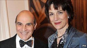 Archive image of David Suchet and Harriet Walter