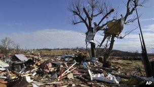 Tornado damage, Arkansas (31 December 2010)