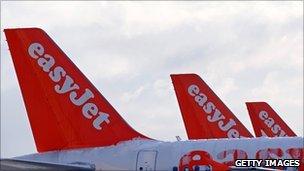 Easyjet tailfins