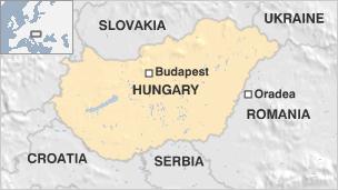 Hungary map