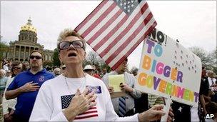 Tea Party supporters in Iowa