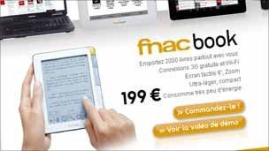 Fnacbook ad on Fnac website (screen grab)