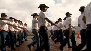 New police recruits in Venezuela