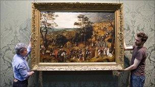 The Procession to Calvary by Pieter Brueghel the Younger