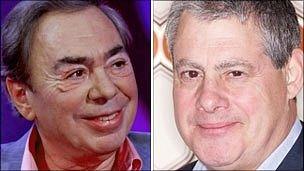 Andrew Lloyd Webber and Sir Cameron Mackintosh