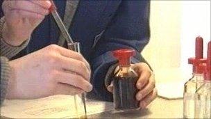 Pupils' science experiment