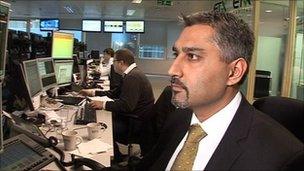 Manoj Ladwa at trading desk