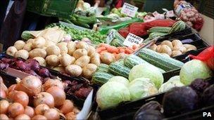 generic picture of vegetable stall