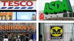 Big four supermarkets