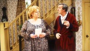 Hattie Jacques and Eric Sykes in Sykes