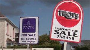 Estate agent signs