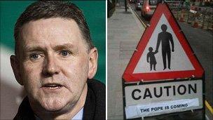 Hugh Dallas and pope email