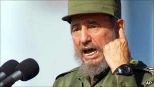 Fidel Castro in file photo from 2004