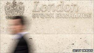 London Stock Exchange sign