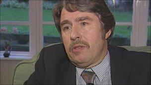 Bob Purnell speaking to the BBC in 1995