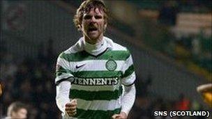 Celtic winger Paddy McCourt