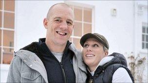 Zara Phillips and Mike Tindall