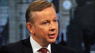 Education Secretary Michael Gove