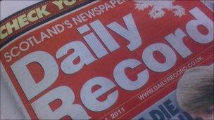 Daily record masthead