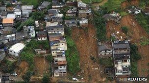 Landslide in Nova Friburgo