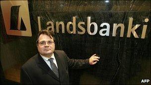 Former CEO of Iceland's Landsbanki bank Sigurjon Arnason