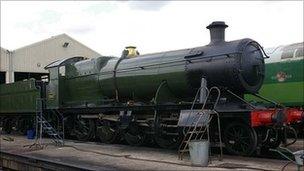 Great Western Railway 2800 steam locomotive No. 2807 which is based at Toddington