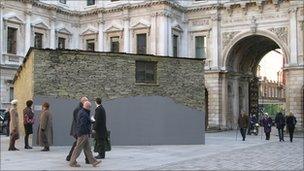 Merz Barn installation at the Royal Academy