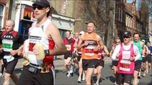 Runners in last year's Brighton Marathon