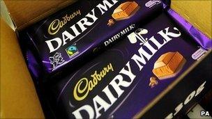 Cadbury chocolate bars