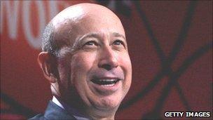 Goldman Sachs chief executive Lloyd Blankfein