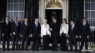 David Cameron and Nordic and Baltic leaders