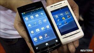 Sony Ericsson Xperia handsets