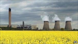 Drax power station in North Yorkshire, UK