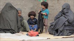 An Afghan family